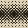 thumbnail image 1 of Ahgly Company Machine Washable Indoor Square Transitional Chocolate Brown Area Rugs, 4' Square, 1 of 7