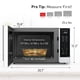 thumbnail image 5 of Panasonic NN-SN65KW Horno microondas con tecnología inversor, 1200W, 1.2 pies cúbicos Small Genius Sensor de cocina de un solo toque, botón de palomitas de maíz, Turbo Defrost-NN-SN65KW-(blanco), 5 of 5