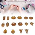 thumbnail image 4 of Kit Para Hacer Aretes, Aretes De Resina 16 Piezas Diseño De Agujeros 8 Formas Diferentes Para Pulseras Para Llaveros Para Collares, 4 of 8