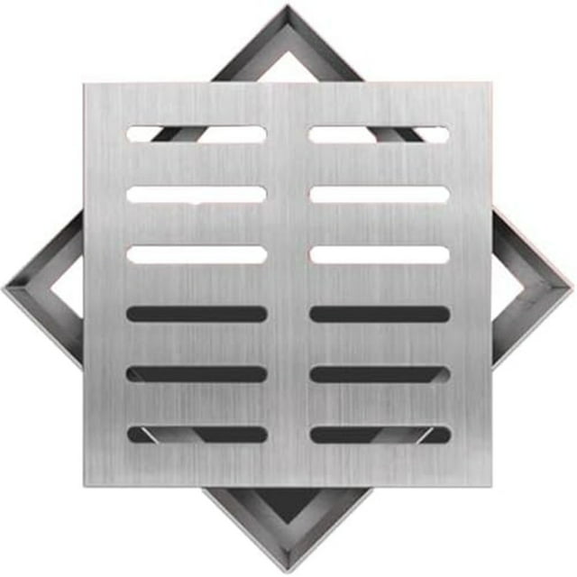 Bgsha Drainage System Square Drain Cover Load-Bearing Capacity Precision Welding Rust-Proof Garden Use Outdoor Settings