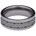 thumbnail image 4 of Mayan Tungsten Carbide Ring, 4 of 9