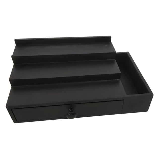 Organizador de perfumes, estante de almacenamiento versátil de 3 niveles para hombres, soporte para perfumes para joyas y tocador
