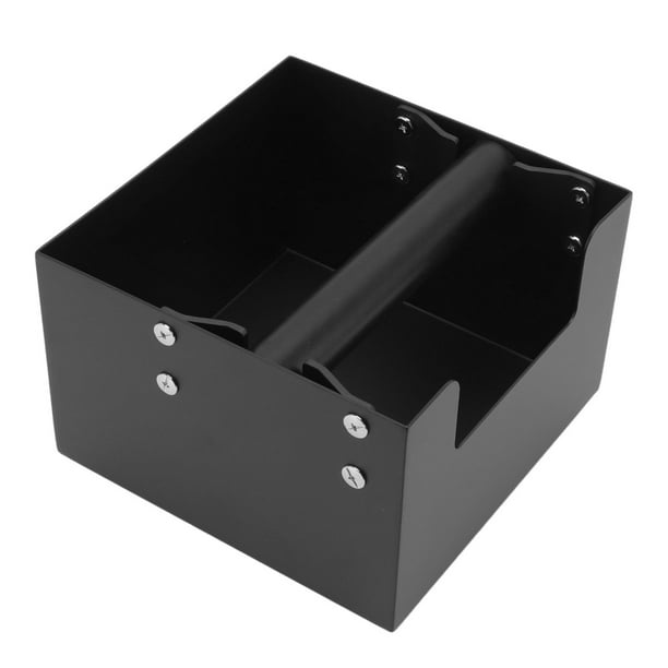 Cubo De Escoria De Residuos De Café, Caja De Golpe De Café De Acero Inoxidable Negro Para Cocina