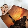 thumbnail image 6 of Ocean Lighthouse Flannel Throw Blanket for Gifts for Women Men Girls Boys All Seasons, 6 of 8