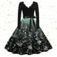 thumbnail image 1 of Vestidos Vestido Para Mujer Moda Manga Larga Cuello En V Fiesta de Noche de Navidad Fiesta de Graduación Vestido de Playa, 1 of 4