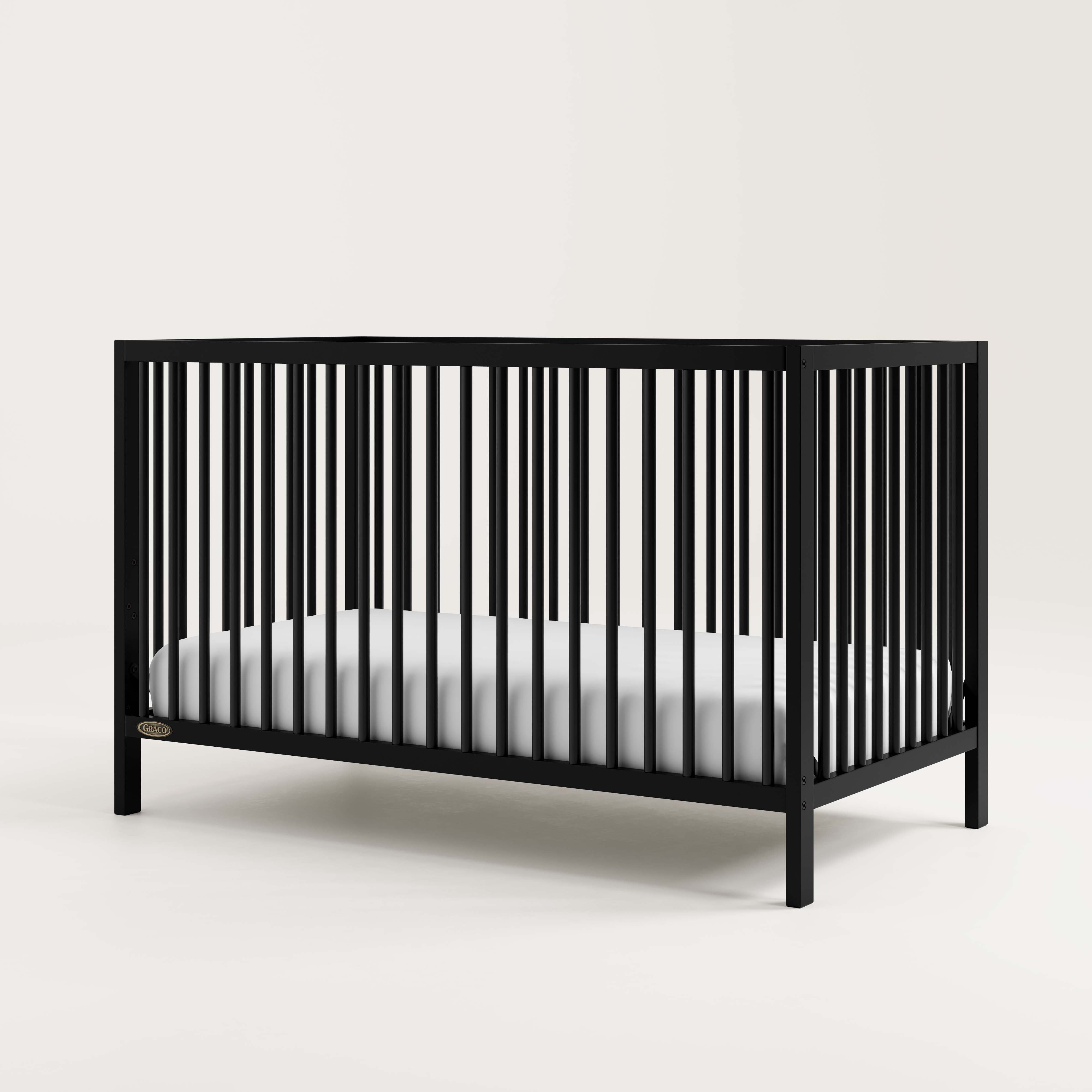 Graco Teddi 5-in-1 Convertible Baby Crib, Black