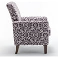 thumbnail image 2 of US Pride Furniture Contemporary Accent Arm Chair with Birch Wood Frame and Microfiber Upholstery Armchair for Office and Living Room Decor Removable Cushions 02 Printed Fabric, 2 of 4
