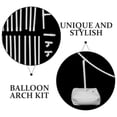 thumbnail image 4 of CIMAXIC Mariage 1 Ensemble Support d'Arche de Ballon Kit d'Arche de Ballon Rond Toile de Fond de Fête Support de Ballon pour Mariage Anniversaire,68.9"X59.06"X11.81 Pouces, 4 of 4