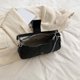 thumbnail image 2 of Bolso Mujer Chic Hobo Bolsos Cierre Cremallera Cuero PU Mujer Viaje Negro, 2 of 8