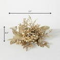 thumbnail image 4 of Sullivans Magnolia & Pomegranate Artificial Orb Decorative Filler 4.5"H Gold, 4 of 4