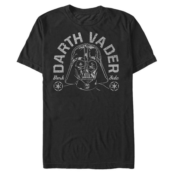 Mens Star Wars Darth Side Crackle T Shirt