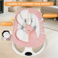thumbnail image 4 of Baby Swing for Infants, Unisex Baby Bouncer, Bluetooth Music for 0-18 months, 5 Sway Speeds, 10 Lullabies for All Seasons,Pink, 4 of 8