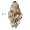 thumbnail image 3 of Wig with Bangs, Wigs for Women, Headband Wig Human Hair Curly Headband Wig Glueless Lace Front Human Hair 26inch, 3 of 9