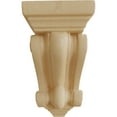 thumbnail image 2 of Ekena Millwork 5 1/4"W x 5 1/4"D x 9 1/2"H Devon Traditional Wood Corbel, Maple, 2 of 4