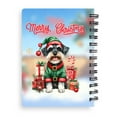 thumbnail image 2 of Merry Christmas Woofmas Xmas Noel Schnauzer Elf Candy Cane Snow Spiral Bound Journal Miniature Schnauzer Dog Lover 5x7in Spiral Notebook - 13017, 2 of 5