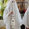 thumbnail image 6 of Halloween Hanging Ghost,Hanging Skeleton Ghost, Halloween Party Decoration, Hanging Skull Horror Ghost for Haunted House Entrance Decoration, Patio Lawn Garden Indoor/Outdoor Decoration, 6 of 7