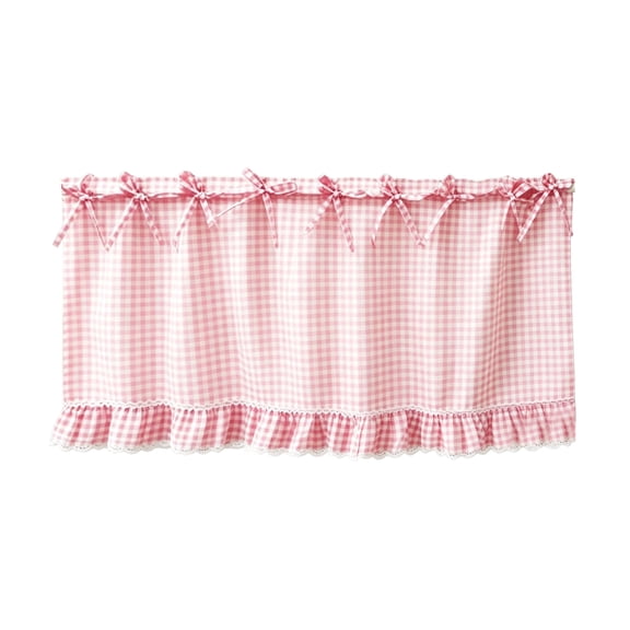 Handmade Oven Cover Curtain Kitchen Appliance Hide Decor with Ruffles and Ribbon Ties for Stove Range, Farmhouse Style Dishwasher Cover, Decorative Stove Front Apron