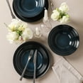 thumbnail image 3 of Earth & Clay Celeste 24-Piece Dinnerware Set Stoneware, Blue, 3 of 8