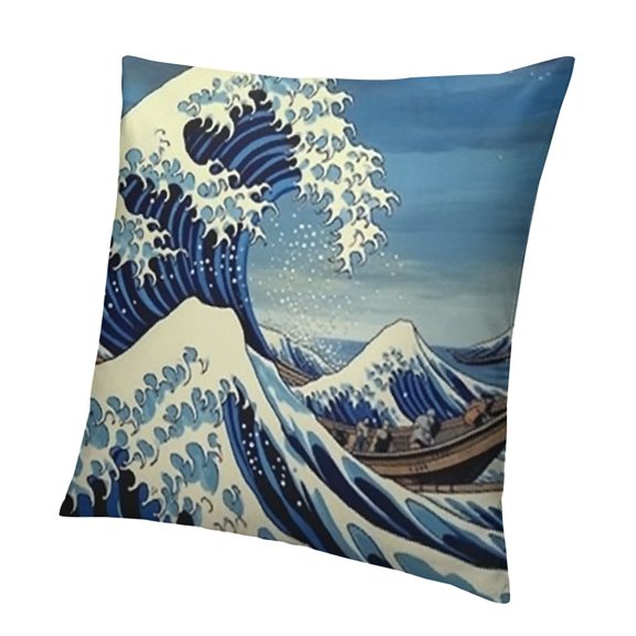 The Pillow Covers, Japanese Off Decorative Throw Pillow Covers for Sofa Couch Bed, Outdoor Indoor Pillowcase Cushion Cover