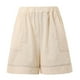 thumbnail image 5 of Conjunto de pantalones cortos para mujer, ropa informal para el día a día: camiseta sin mangas con bolsillo y pantalones cortos cómodos, conjunto transpirable para primavera-verano., 5 of 8