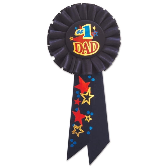 6 Pack Beistle Father's Day #1 Dad Rosette