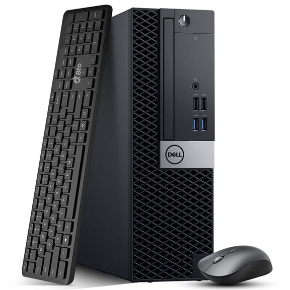 Restored Dell OptiPlex 5070 Desktop Computer PC Intel Core i7-9700 (8-Cores), 16GB DDR4 Ram, 256GB SSD, WiFi, Keyboard & Mouse, Windows 11 Pro