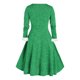 thumbnail image 3 of Vestidos de Navidad Para Mujer Moda Sólido Manga Larga Fuera Del Hombro Collar Vestido Retro Odeerbi  ODB199240, 3 of 5