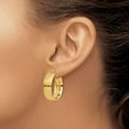 thumbnail image 3 of Primal Gold 14 Karat Yellow Gold Hoop Earrings, 3 of 4