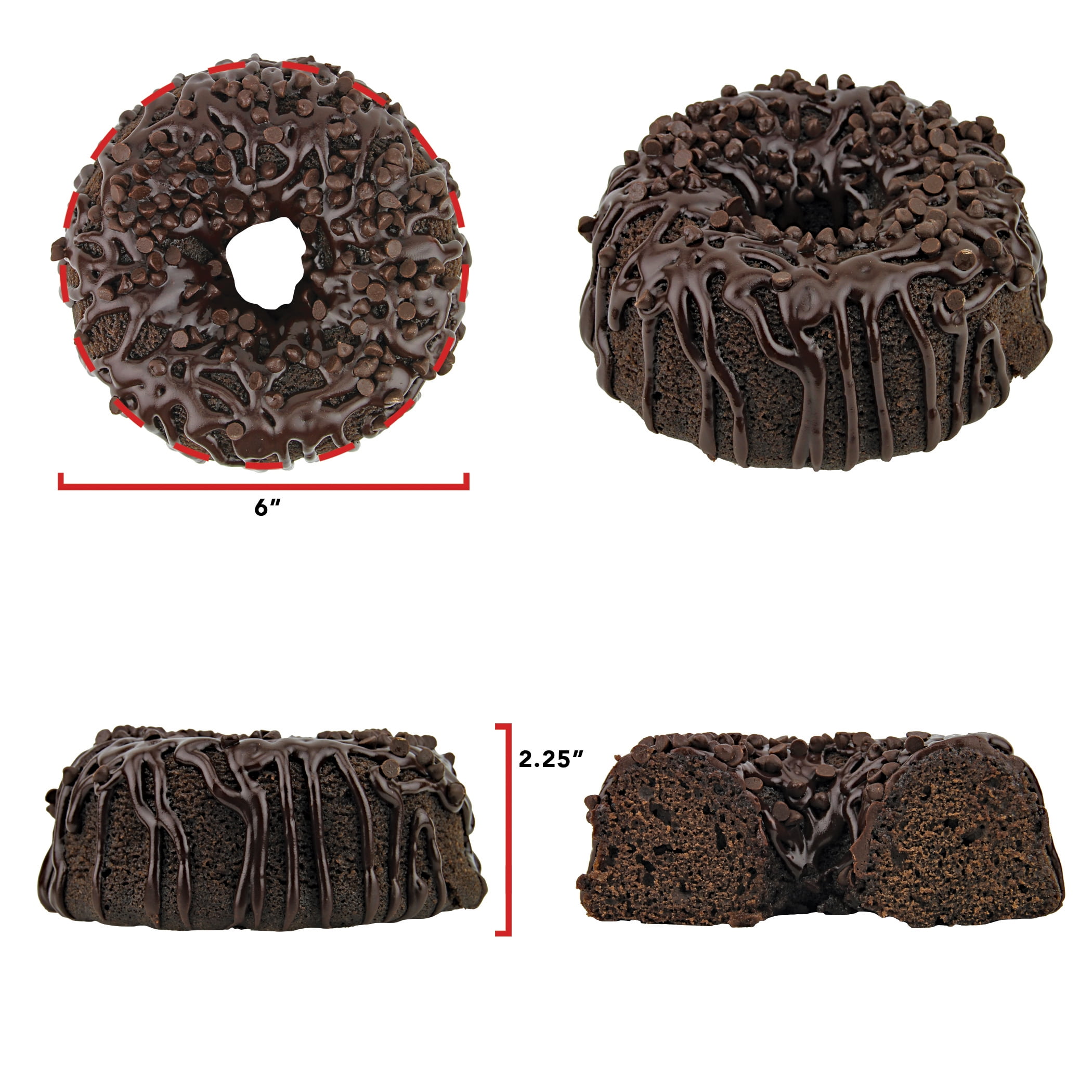 Freshness Guaranteed Moist Chocolate Bundt Cake, Shelf Stable, 16 oz