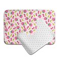 thumbnail image 6 of Yiaed Strawberry And Cheery Print Bathroom Mat Set 2 Pieces Mat Anti-Skid Pad Ultra Soft and Absorbent Bathroom Bath Mat Contour Bath Rugs for Toilet Base, 6 of 6