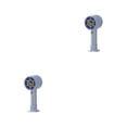 thumbnail image 4 of Inteprter Mini ventilador portátil Súper silencioso Gran viento Ventiladores de refrigeración inalámbricos Bolsillo exterior Ventilador de Azul 2Conjunto, 4 of 6