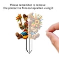 thumbnail image 7 of Fall Garden Decorations Scarecrow Garden Stake with Pumpkins, Apples and Corn, Colorful Yard Decor for Lawn, Porch, Flower Bed, Patio and Thanksgiving Display, 7 of 7