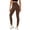 j13-Coffee, variant on Womens Leggings Athleisure Solid Color Ankle Slim-Leg Seamless Waistband High Legging Ladies Casual Comfortable Breathable Soft Daily -Lifting Ribbed Yoga Pants,S