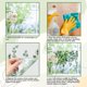 thumbnail image 4 of Adhesivo transparente reutilizable de hojas de primavera de gran tamaño para ventana, extraíble, estático, de verano, de doble cara, para cubrir puertas de vidrio, estático y no adhesivo., 4 of 9