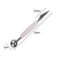 thumbnail image 2 of Double Head Fruit Watermelon Ice Cream Scoop Ball Scoop, 2 of 5