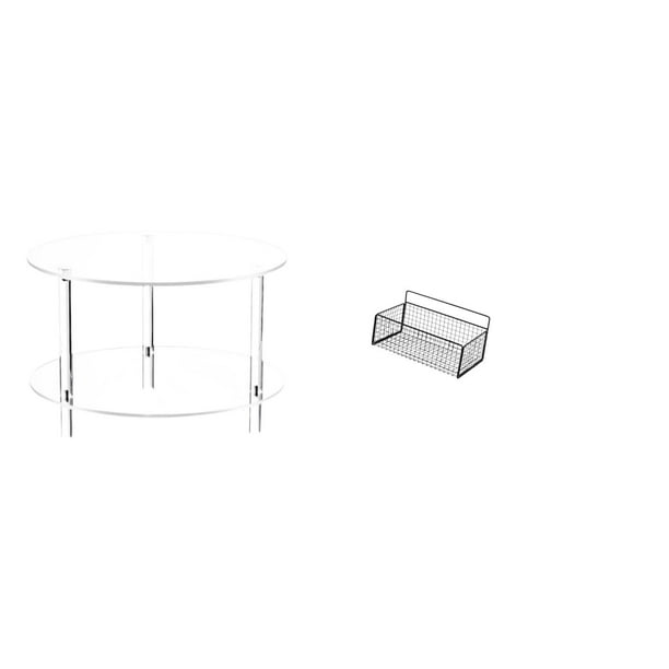Mesa auxiliar redonda de acrílico,Mesa auxiliar redonda de acrílico,mesita de noche.,Cesta de almacenamiento colgante,Cesta organizadora de pared colgante tipo armario,Estantes de pared