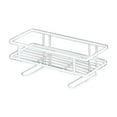thumbnail image 2 of Toilet Tank Storage Rack | Multifunctional Iron Bathroom Organizer | No-Drill Shower Shelf | White or Gray Toilet Top Organizer | Space-Saving Design, 2 of 9