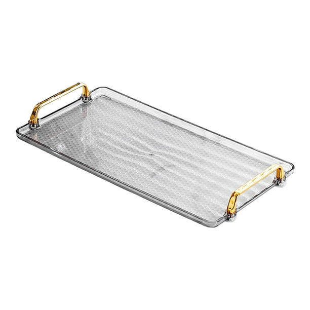 Bandeja decorativa para bebidas cosméticas, estilo nórdico, bandeja de baño para mesita de noche. 405 cm x 22 cm x 45 cm