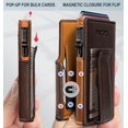 thumbnail image 3 of Cartera Miyozi para hombre con clip para billetes, bolsillo para monedas, bloqueo RFID, 3 of 8