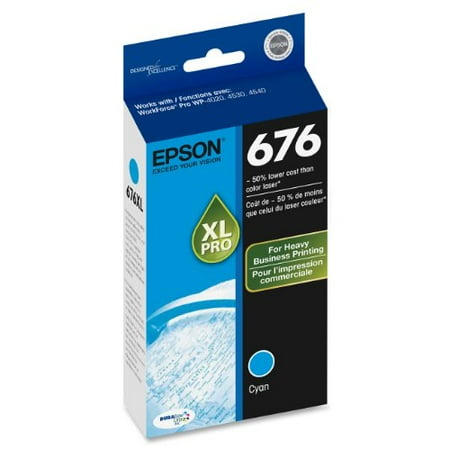 Epson - 676 XL High-Yield Ink Cartridge - Cyan