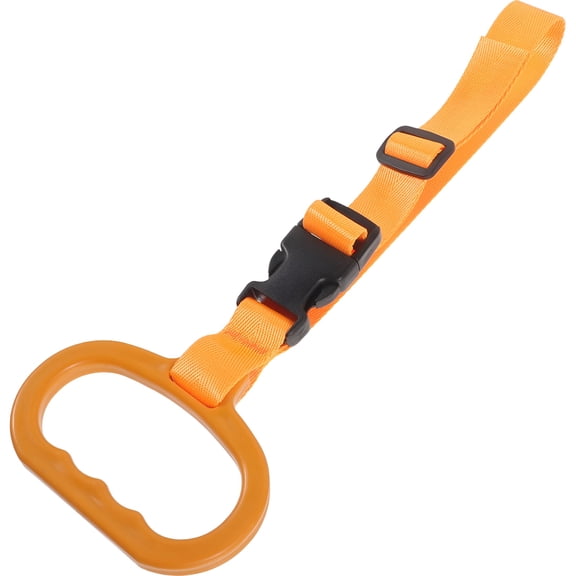 LAMIRO Car Handle Strap Assist Orange Color Elderly Assistance Products Mobility Aids Car Door Lock Knobs Baby