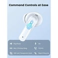 thumbnail image 3 of VEAT00L P91 Écouteurs Sans Fil, Bluetooth V5.4 avec Micros à Réduction de Bruit, Autonomie Longue de 60 H, Écouteurs Intra-Auriculaires, 3 of 9