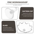 thumbnail image 2 of Transparent Shrimp Feeders for Pet Use Made of Acrylic Durable and Easy to Clean 2PCS, 2 of 9
