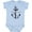 AE-Light Blue, variant on Inktastic Just Arrived Anchor Boys or Girls Baby Bodysuit