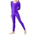 thumbnail image 6 of hengsof Girls Unitards Gymnastics Long Sleeves Full Body Toddler Ballet Leotards for Kids Costumes, 6 of 7