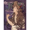 thumbnail image 3 of Mucha, Alphonse 19x24 Black Modern Framed Museum Art Print Titled - Advertisement for Job cigarettes, 3 of 5