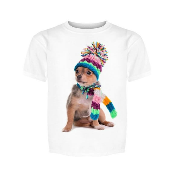 This Dog Is Ready For The Cold Tee Girl's -Image by Shutterstock