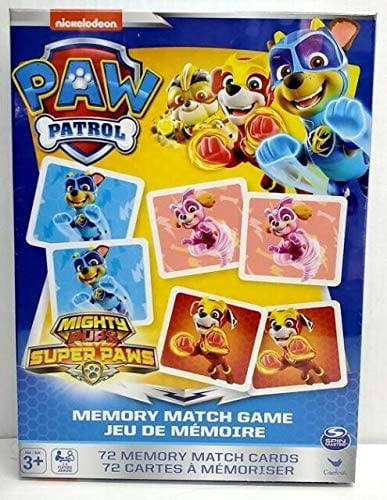 Memory Match Game 72 Cards NEW Nickelodeon Paw Patrol SEALED BOX 
