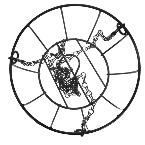 Raindrops Hanging Basket for Balcony Flowers and Storage Durable Round Planter with Chain 10.5