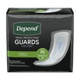 Depend Incontinence Guards for Men, Maximum, 52Ct